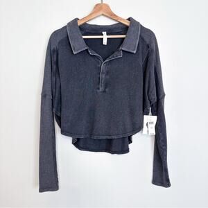 NWT Anthropologie Daily Practice Long Sleeve Top